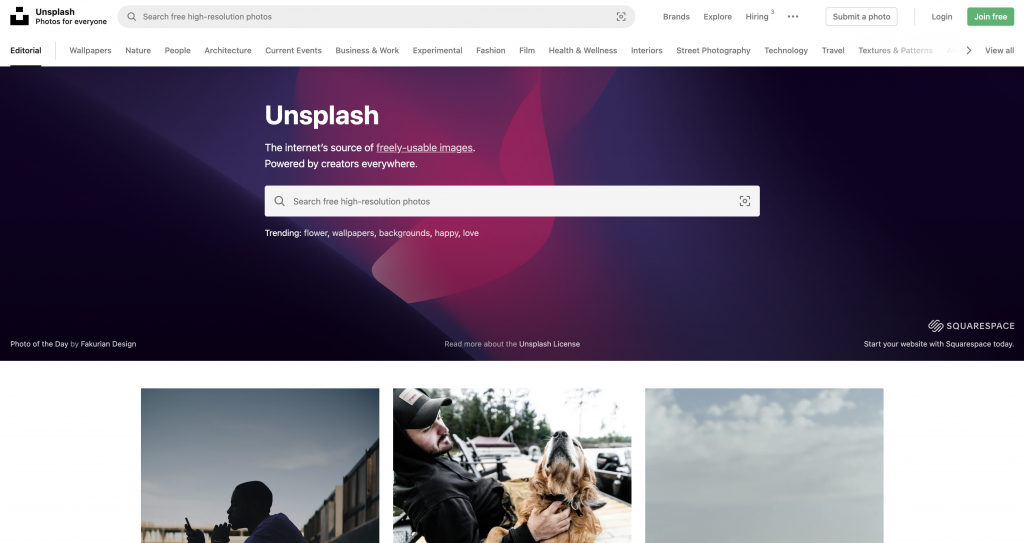 Unsplash